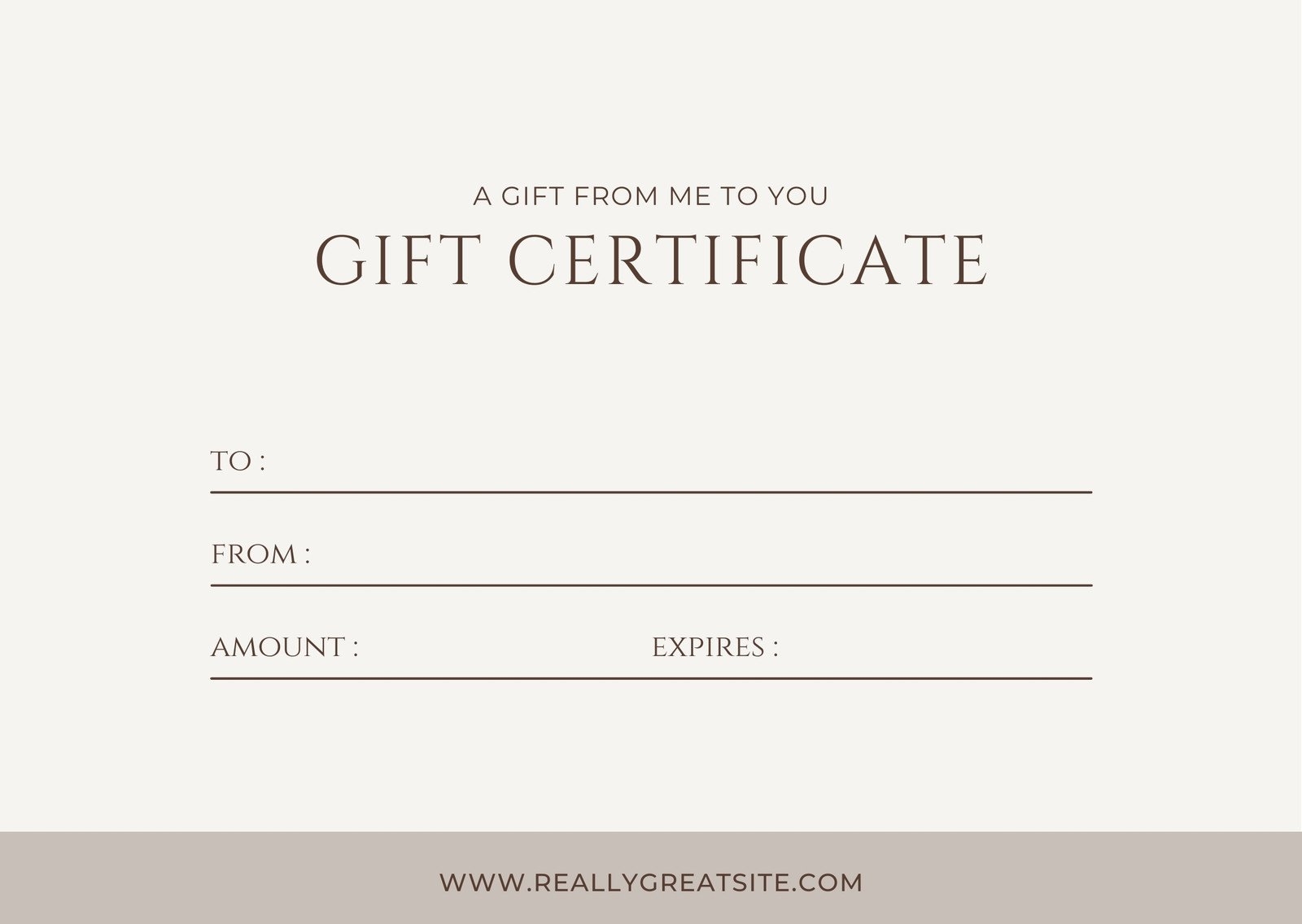Free Printable Gift Certificate Forms
