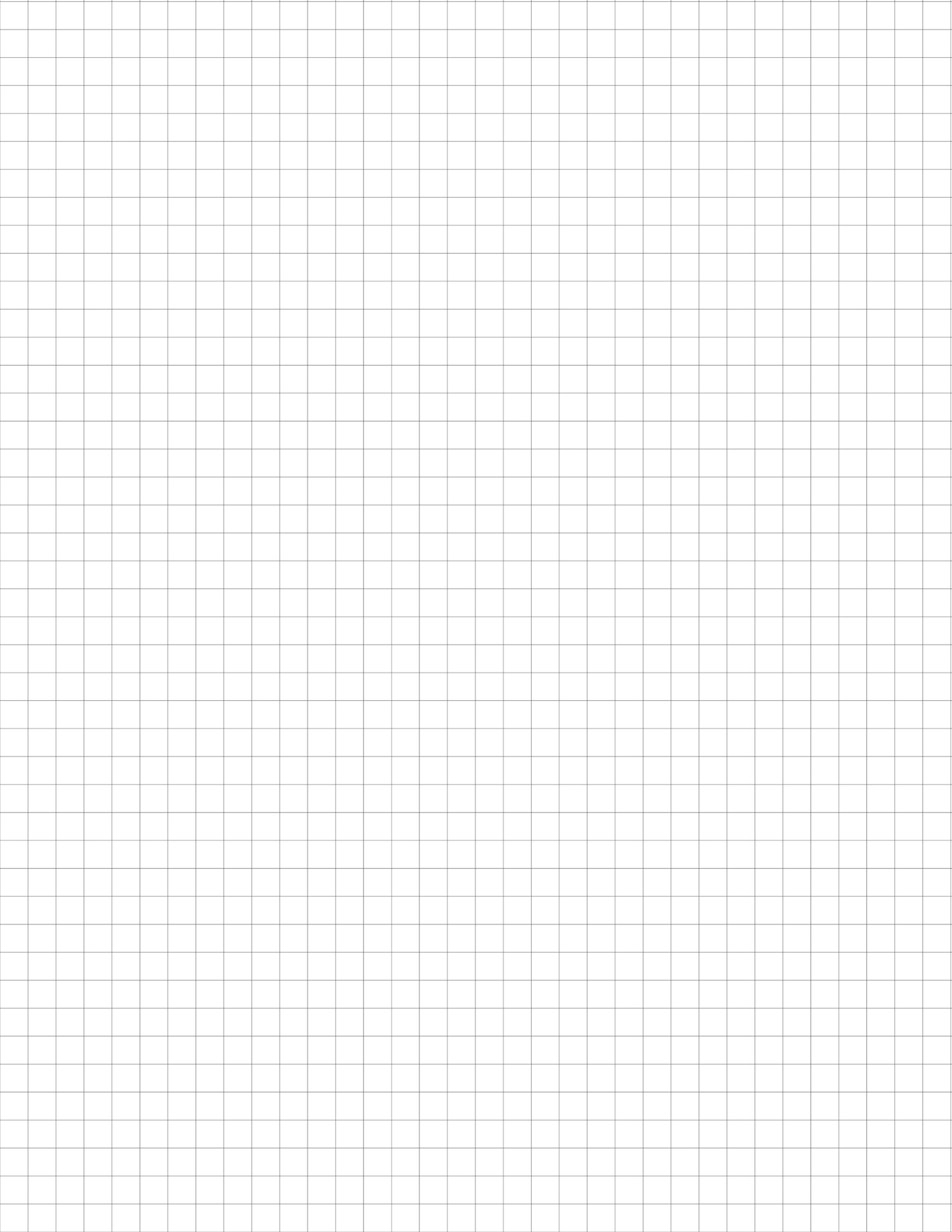 1 Inch Graph Paper Printable Free