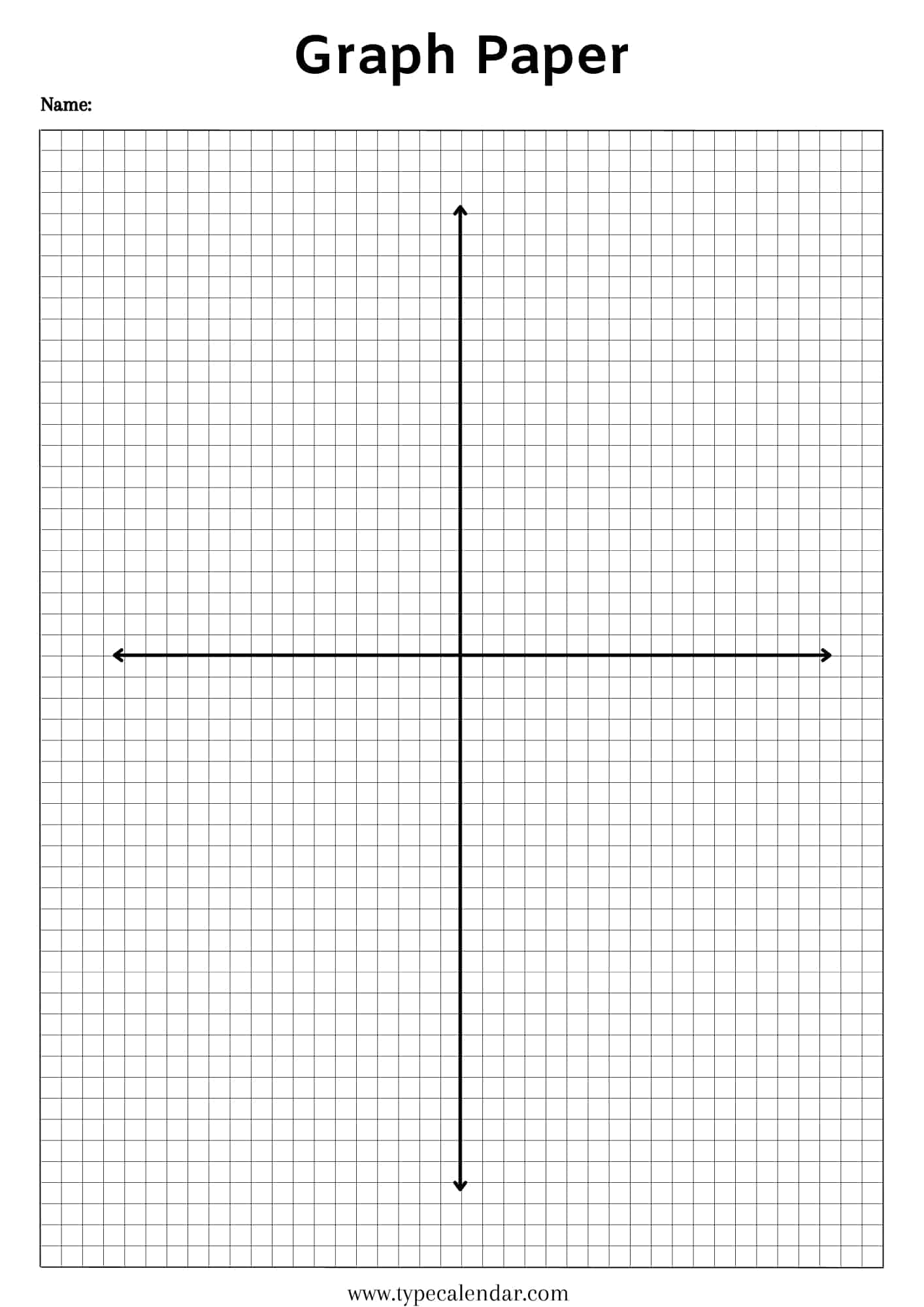 Printable Graph Paper Template