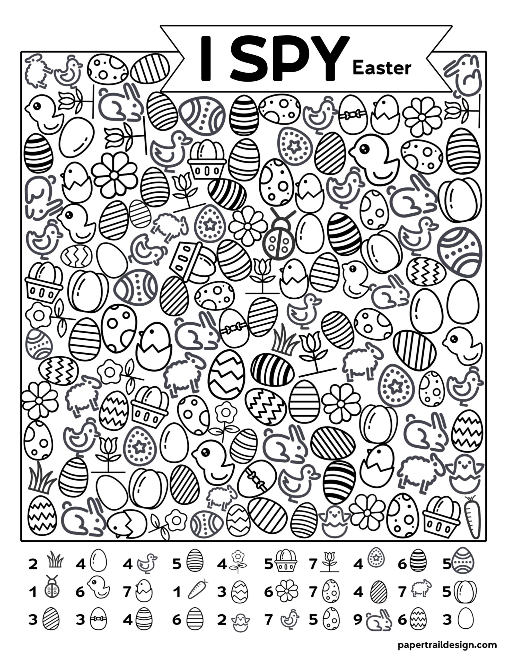 Free Printable Easter Activities Worksheets