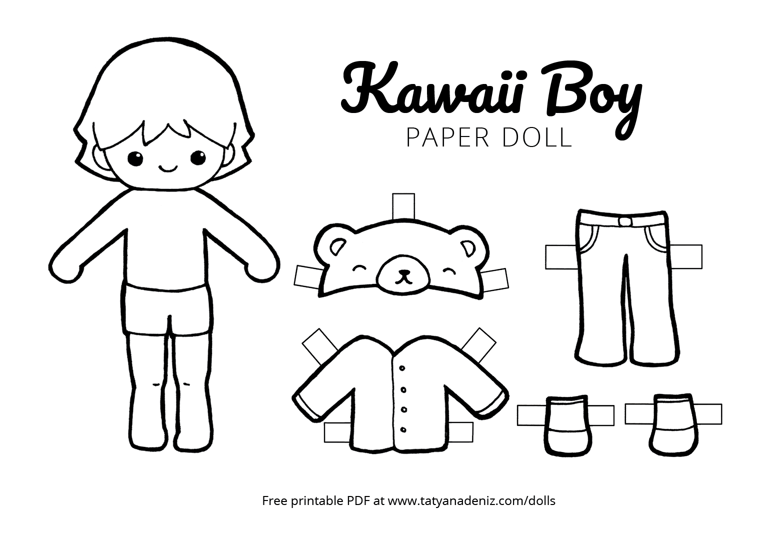 Free Printable Paper Doll Cutouts