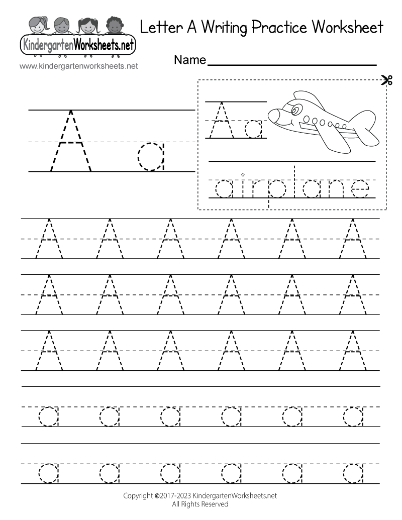Letter A Printable Worksheets