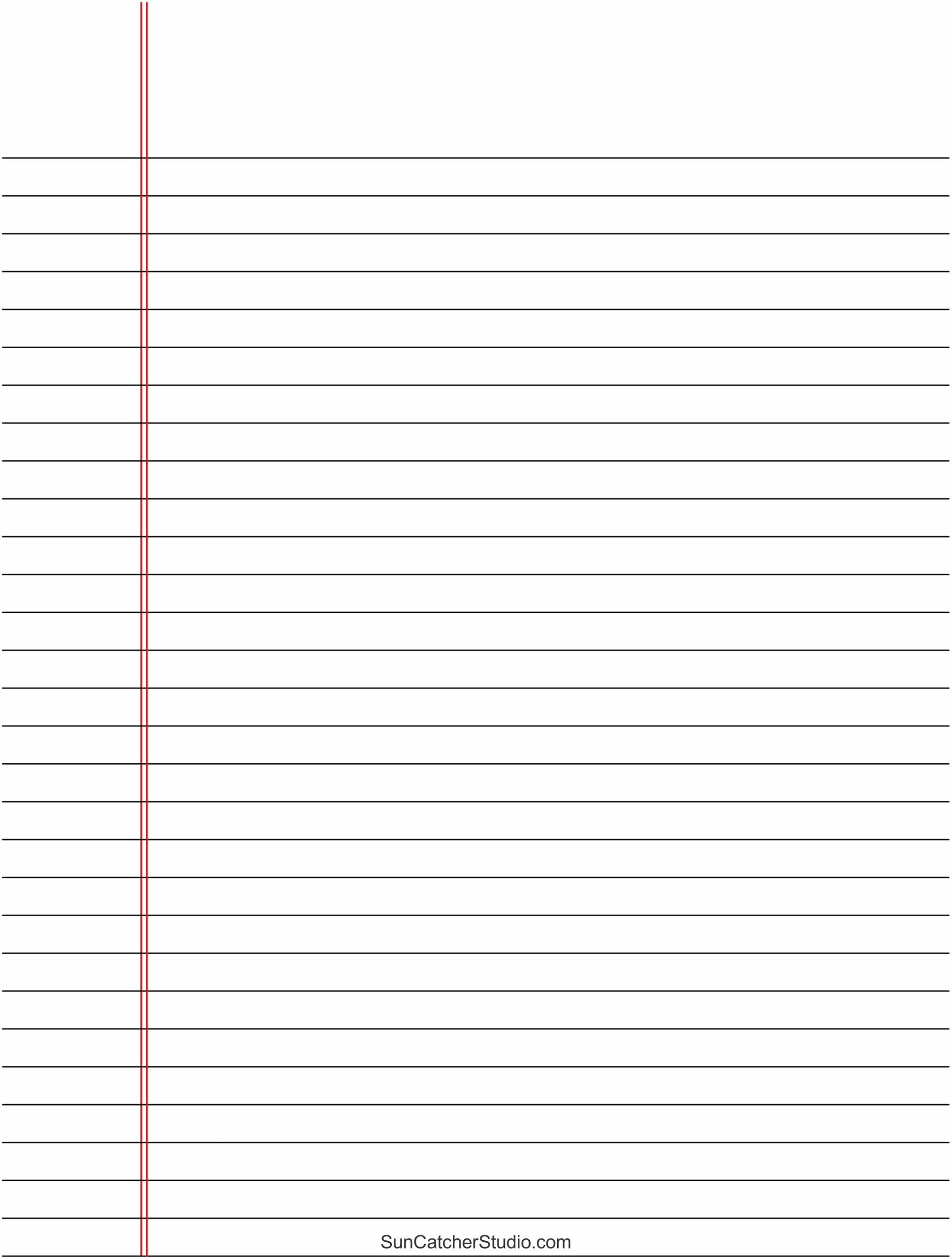 Free Printable Lined Paper Handwriting Notebook Templates Free Printables Monograms Design Tools Patterns DIY Projects