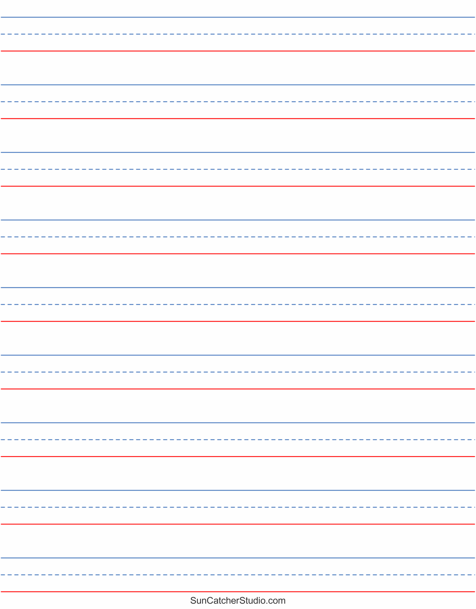Free Printable Lined Paper Handwriting Notebook Templates Free Printables Monograms Design Tools Patterns DIY Projects