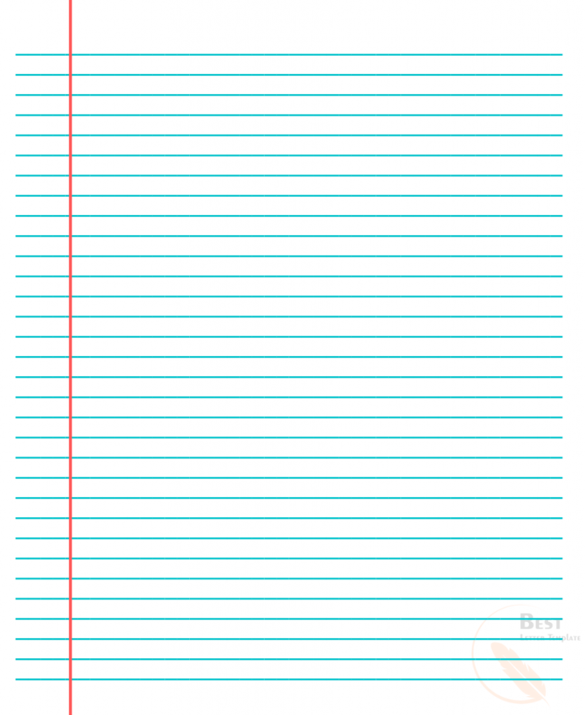 Horizontal Lined Paper Printable