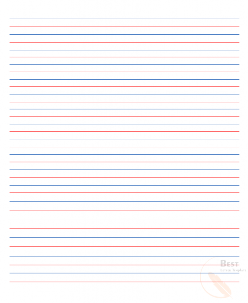 Free Printable Lined Paper Templates For Kids In PDF
