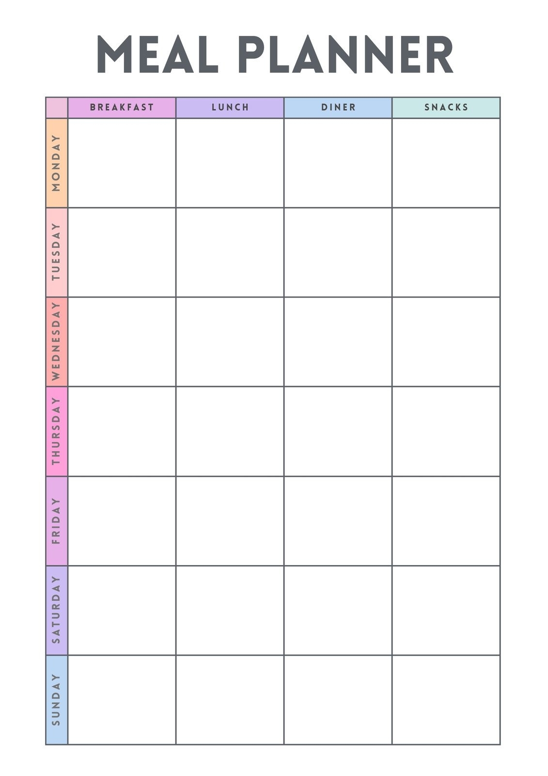 Free Printable Planner Templates To Customize Canva