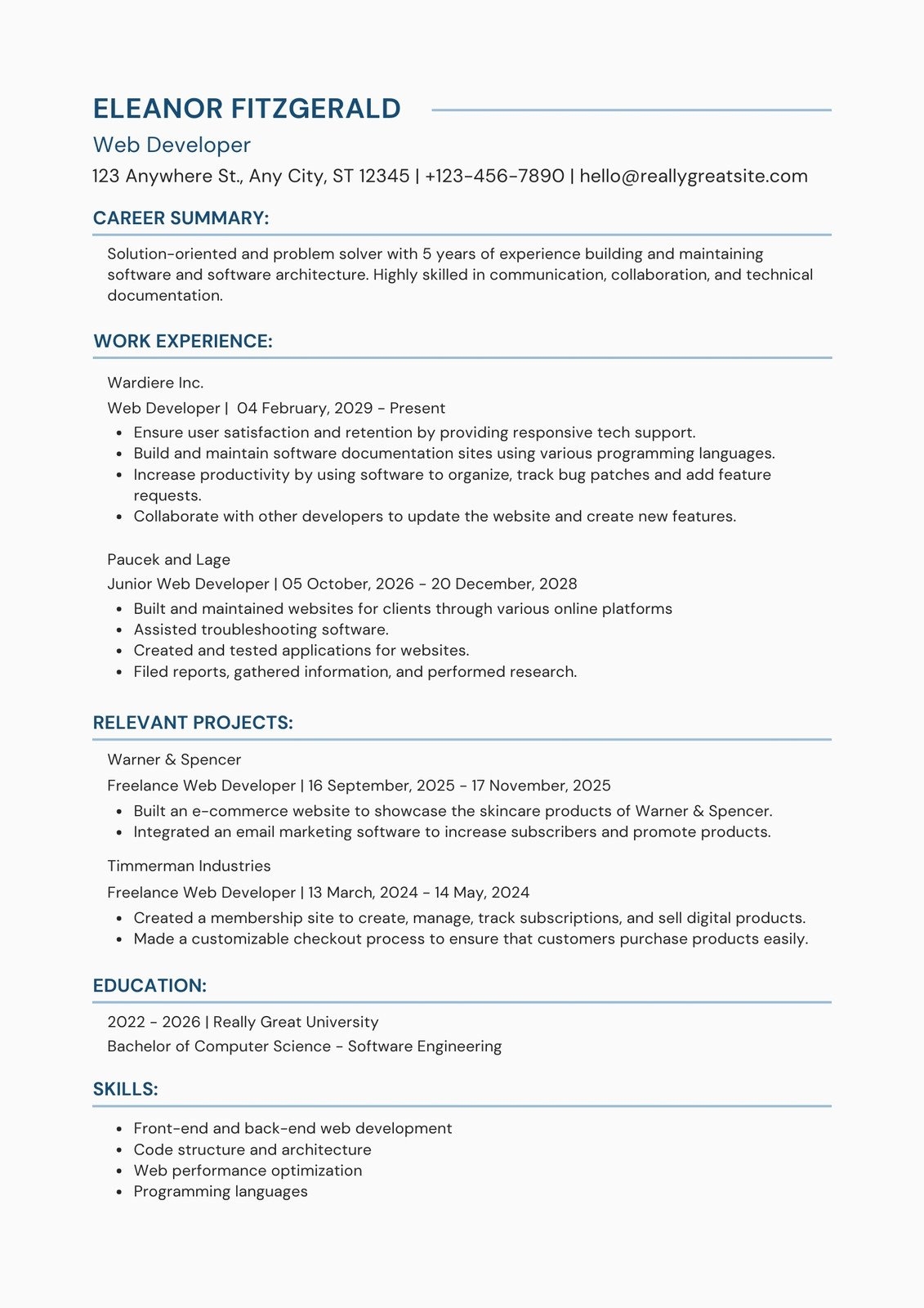 Free Printable Resume Templates You Can Customize Canva