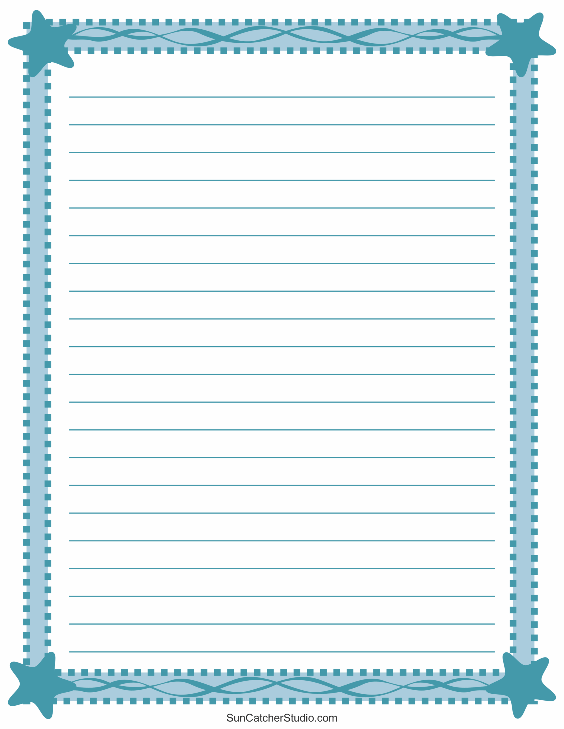 Free Printable Stationery And Lined Letter Writing Paper Free Printables Monograms Design Tools Patterns DIY Projects