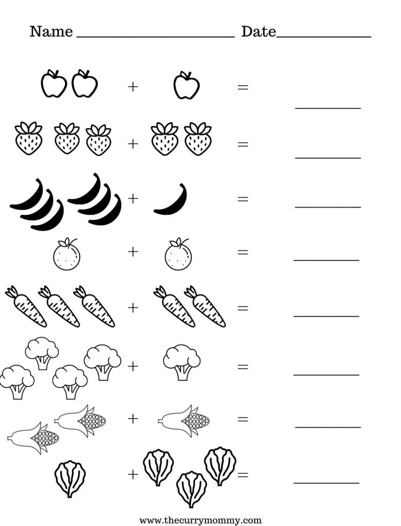 Printable Worksheets For 2 Year Olds