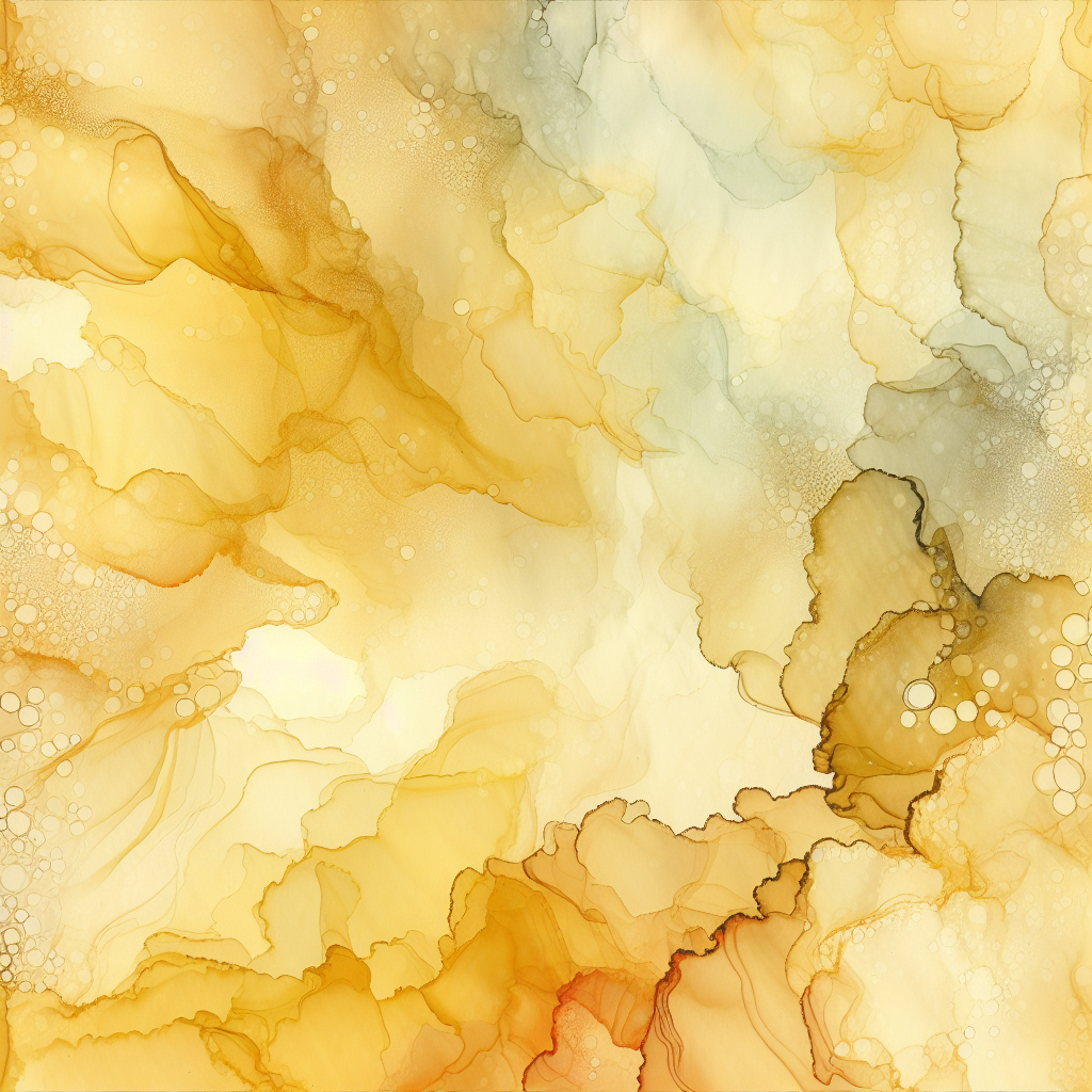 Free Printable Yellow Alcohol Ink Scrapbook Paper Triplicate