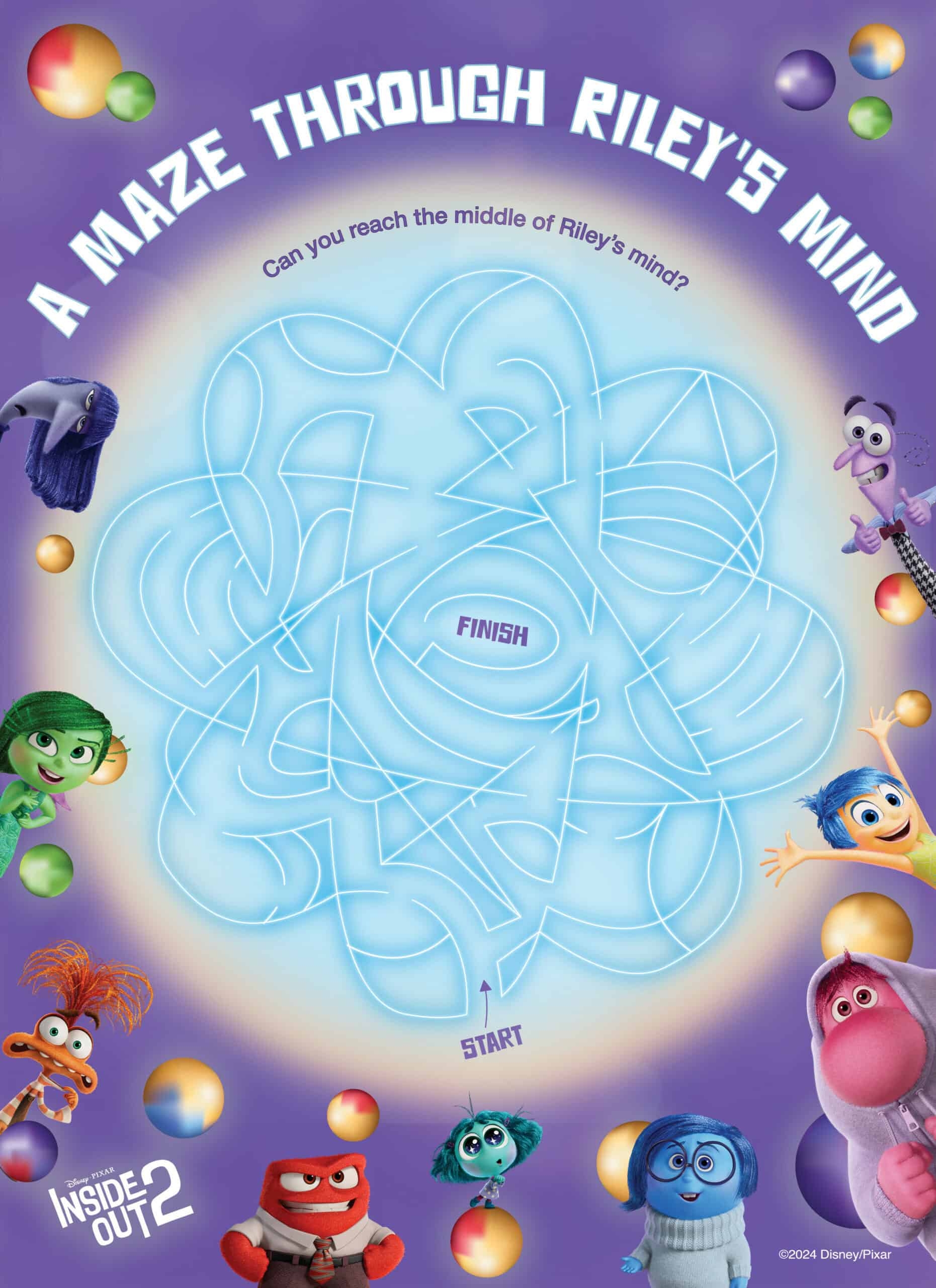 Free Printables Inside Out 2 Activity Pack Hispana Global