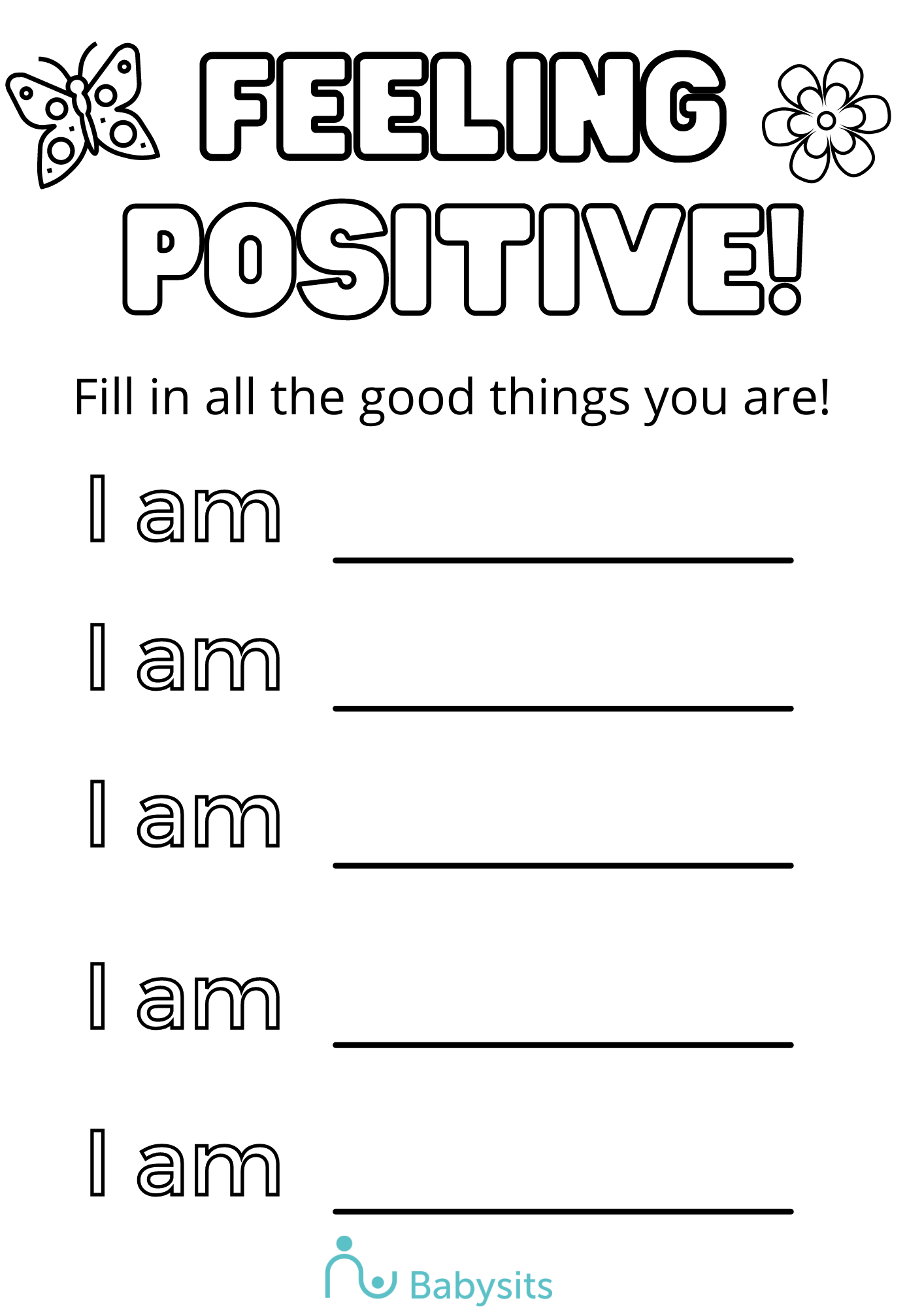 Free Self Affirmation Worksheet Download Free Self Affirmation Worksheet Png Images Free Worksheets On Clipart Library