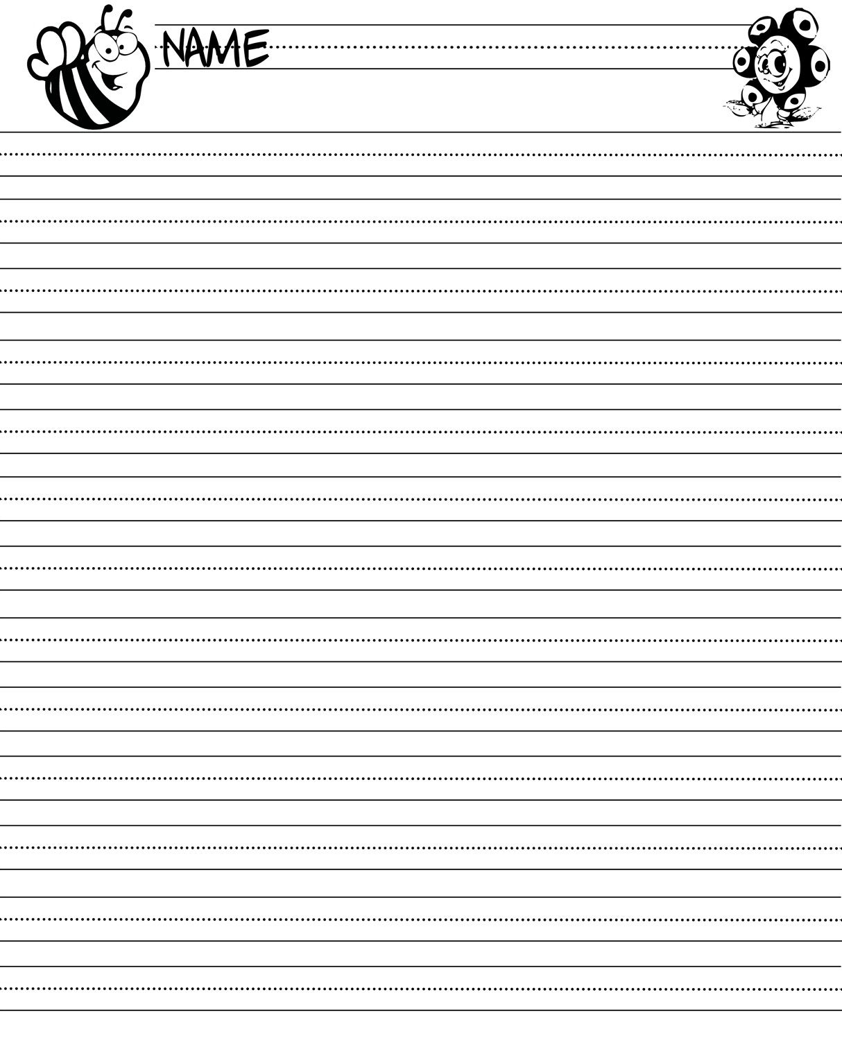 Free Writing Paper Printable Worksheets SKOOLGO Worksheets Library