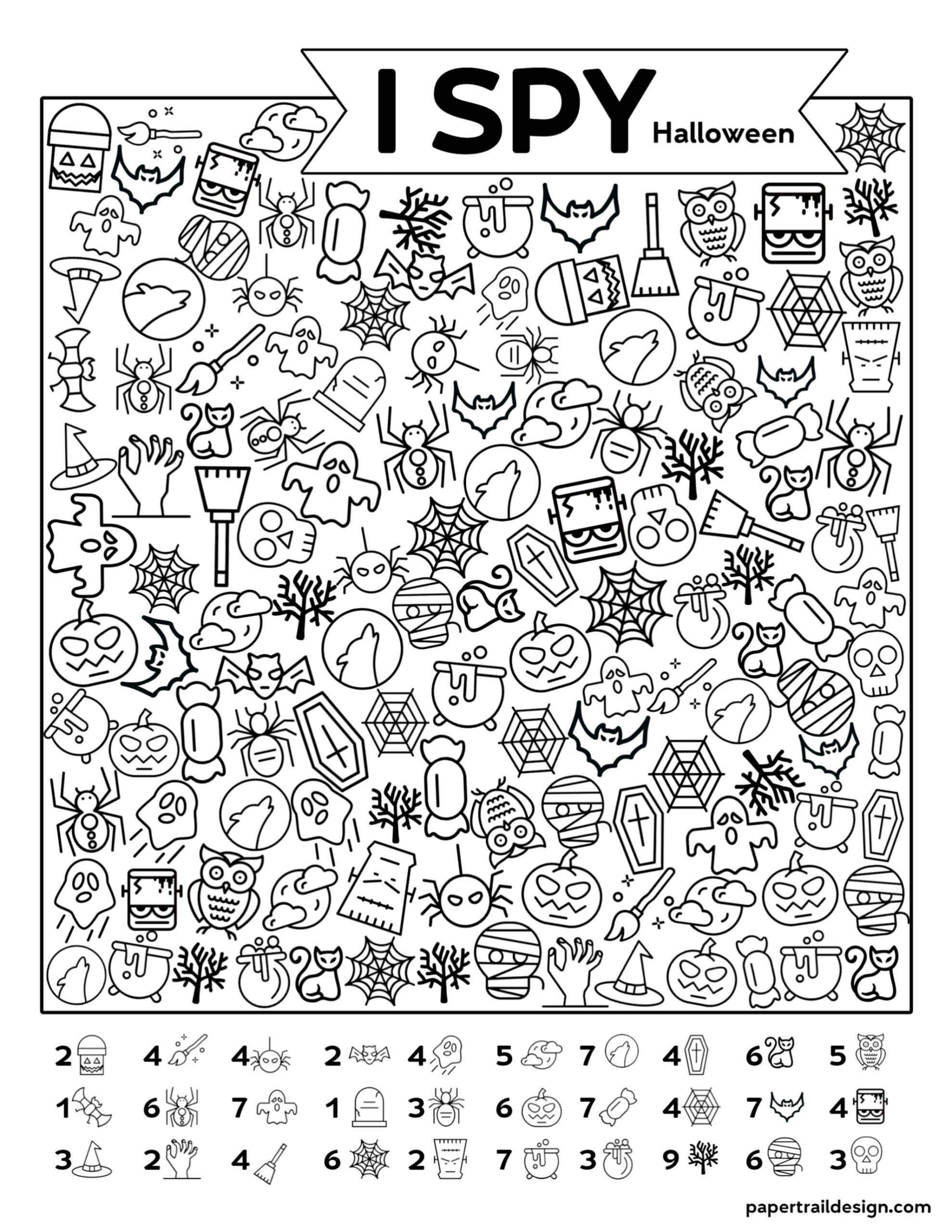 Free Printable Halloween Worksheets Pdf