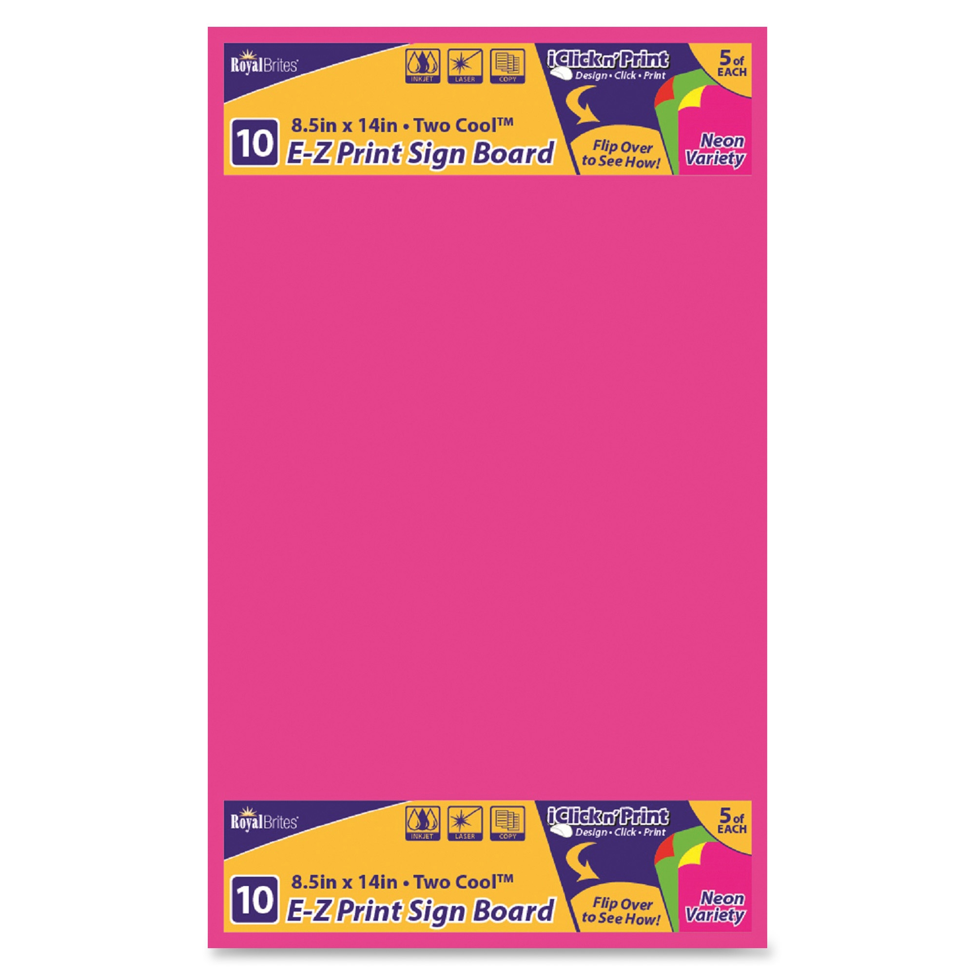 Geographics E Z Print Laser Inkjet Print Printable Poster Board OfficeSupply