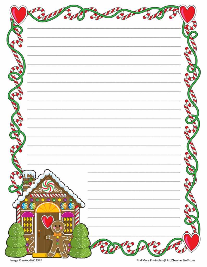 Printable Christmas Border Paper Free