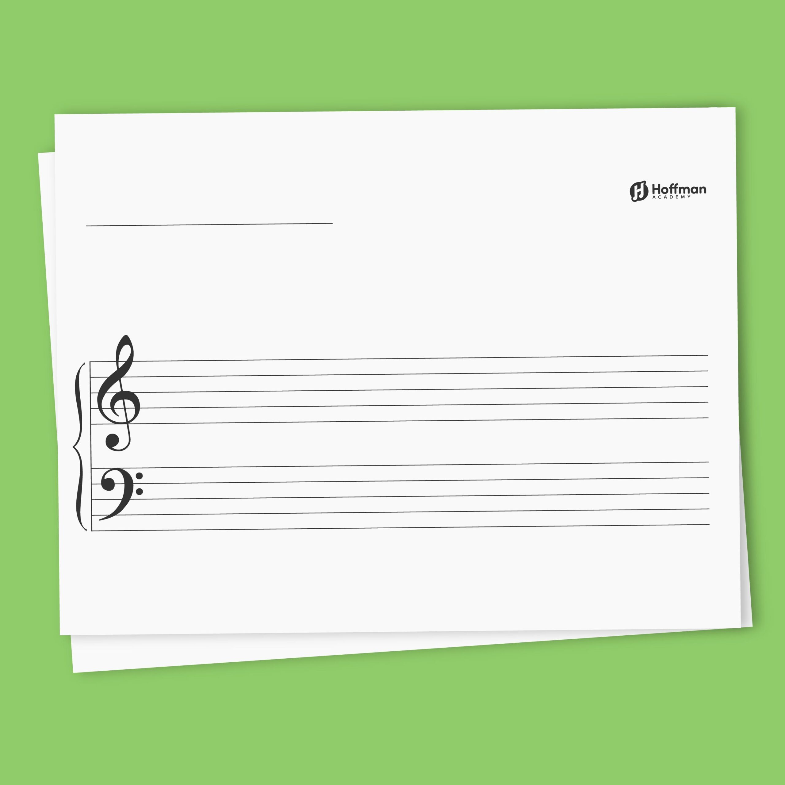 Printable Music Staff Paper Pdf