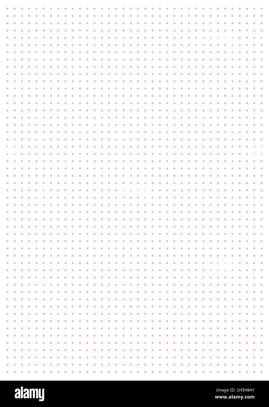 Graph Paper Printable Dotted Grid Paper On White Background Geometric Abstract Dotted Transparent Illustration With Dots For School Notebook Diary Stock Vector Image Art Alamy