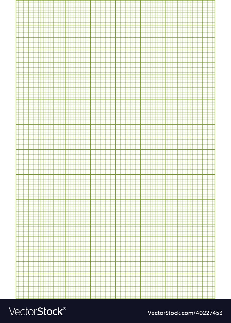 Green Graph Paper Printable