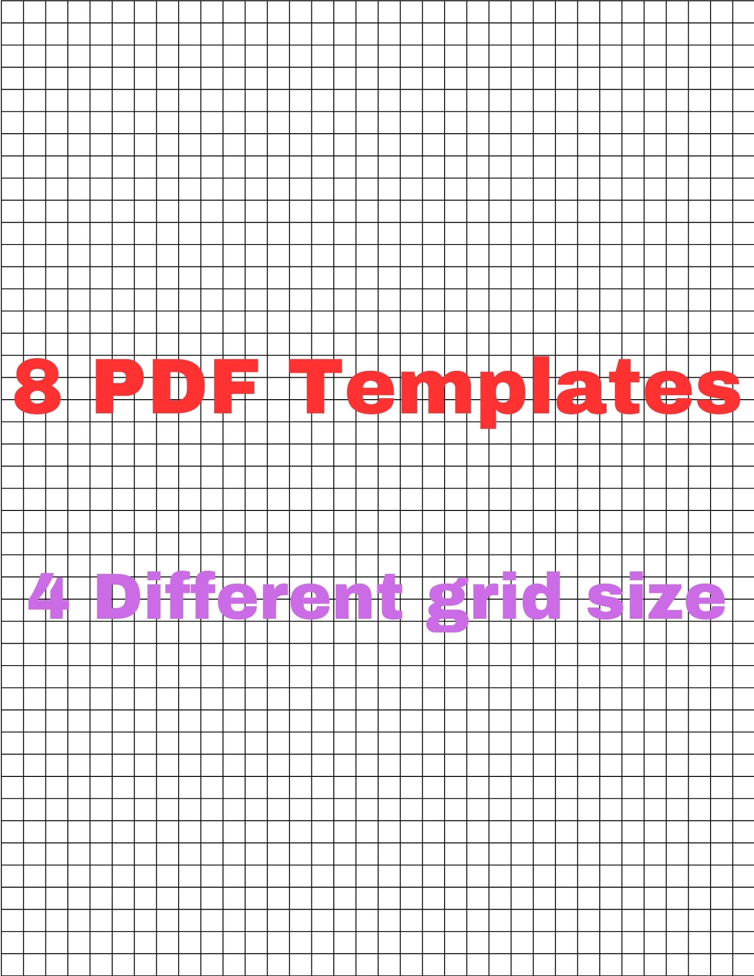 Graph Paper 1/4 Inch Printable