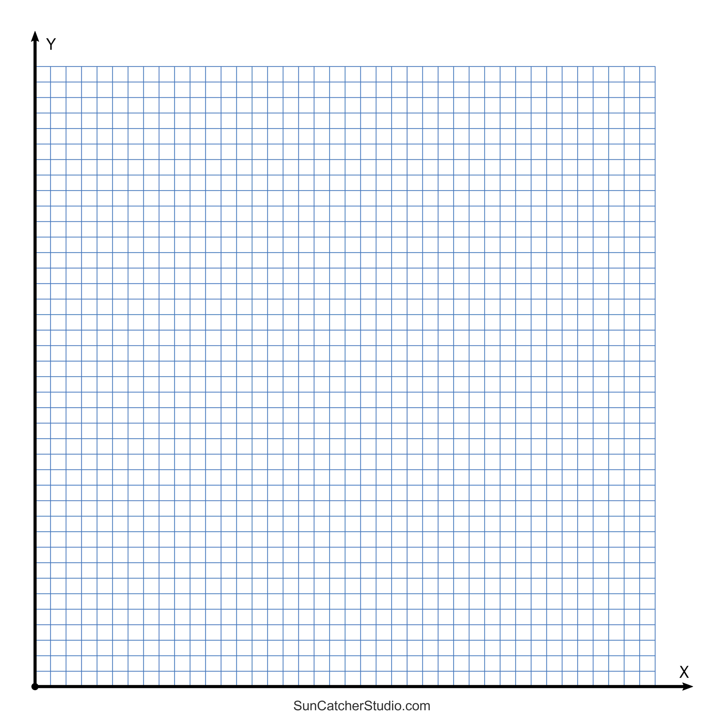 Grid Paper Printable 4 Quadrant Coordinate Graph Paper Templates Free Printables Monograms Design Tools Patterns DIY Projects