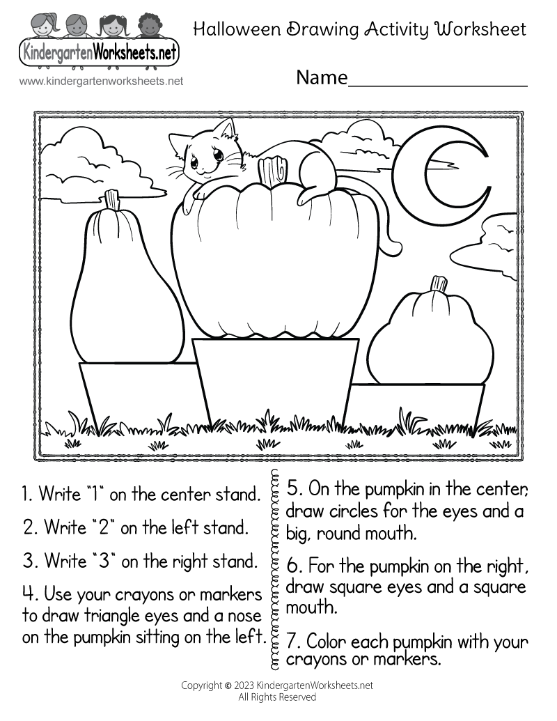 Printable Halloween Worksheets