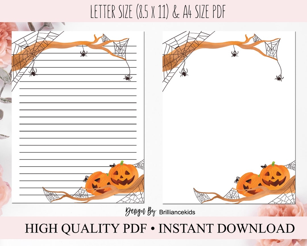 Halloween Printable Writing Paper
