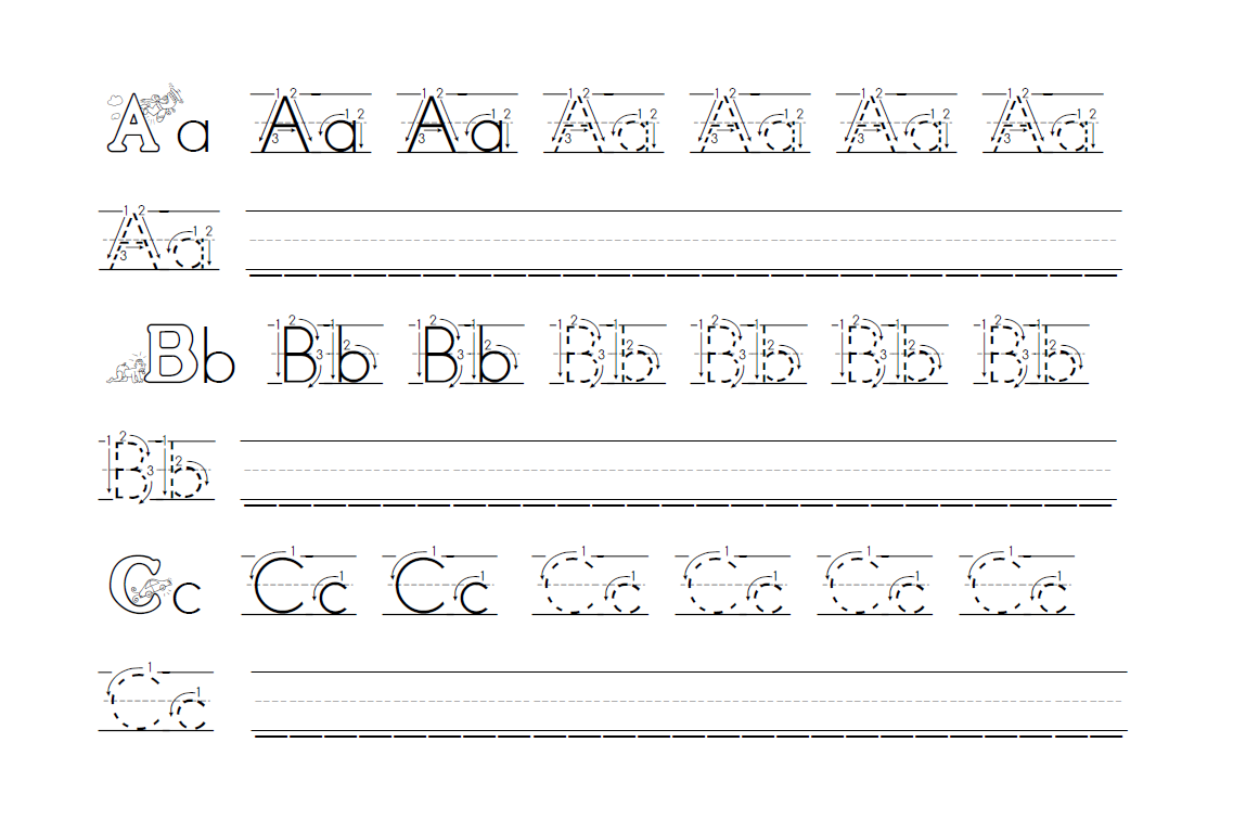 Handwriting Worksheets For Kindergarten Free Printable