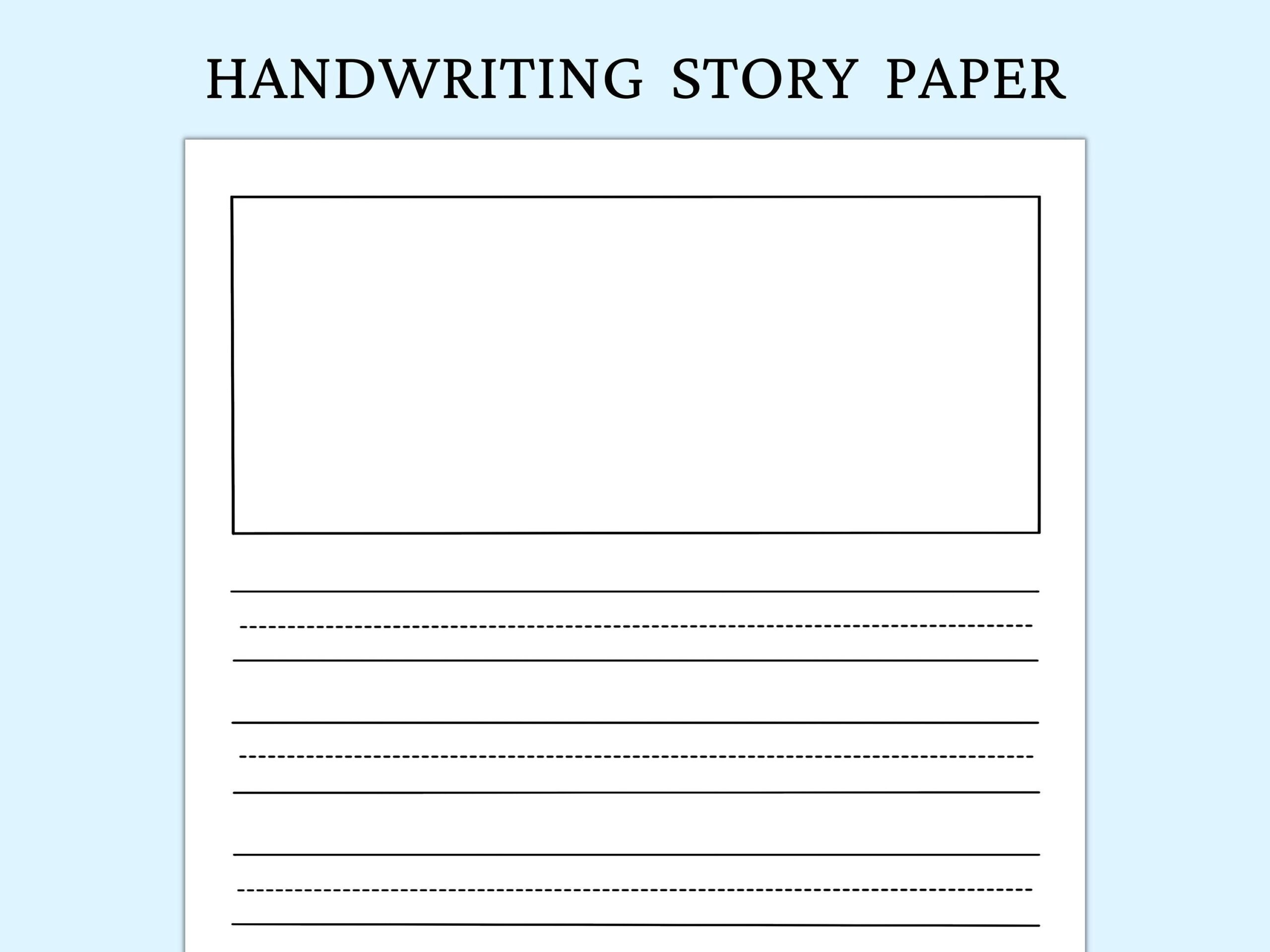 Kindergarten Paper Printable