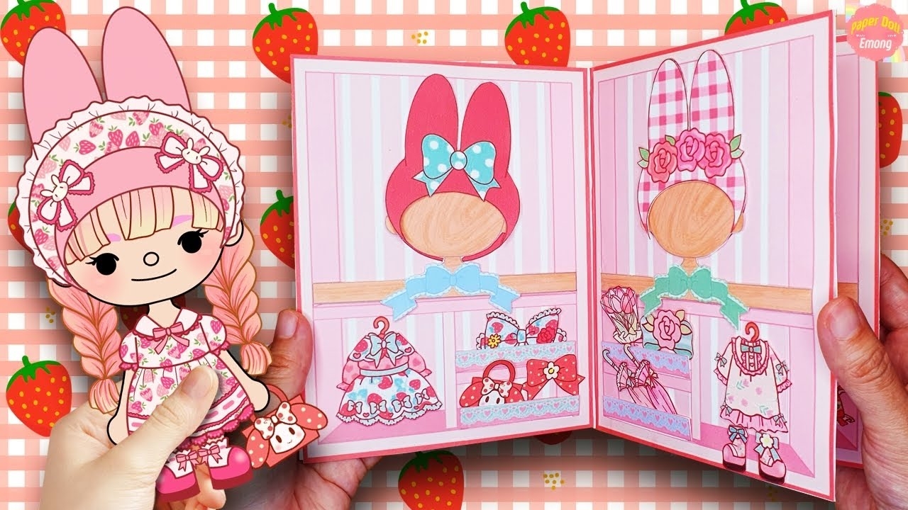 Hello Kitty And Friends My Melody Paper Doll Dress Up Printable Paper Quiet Book YouTube