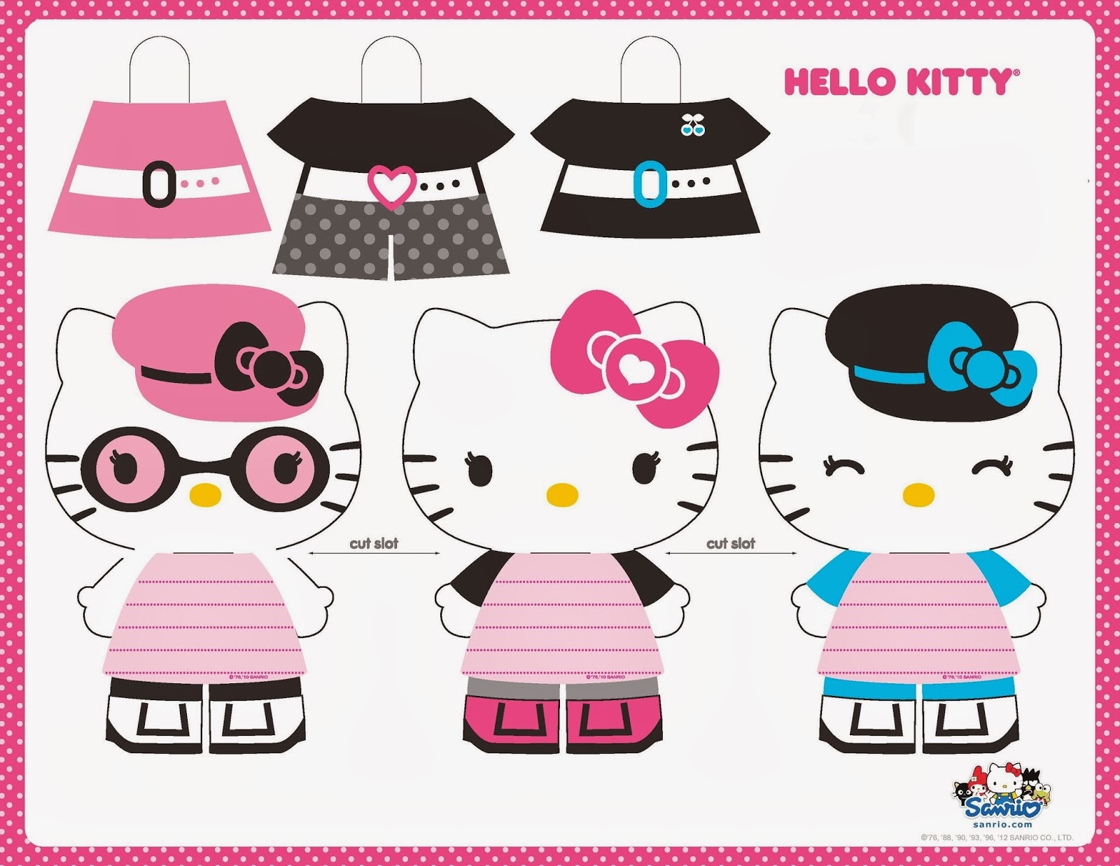 Sanrio Paper Crafts Printable