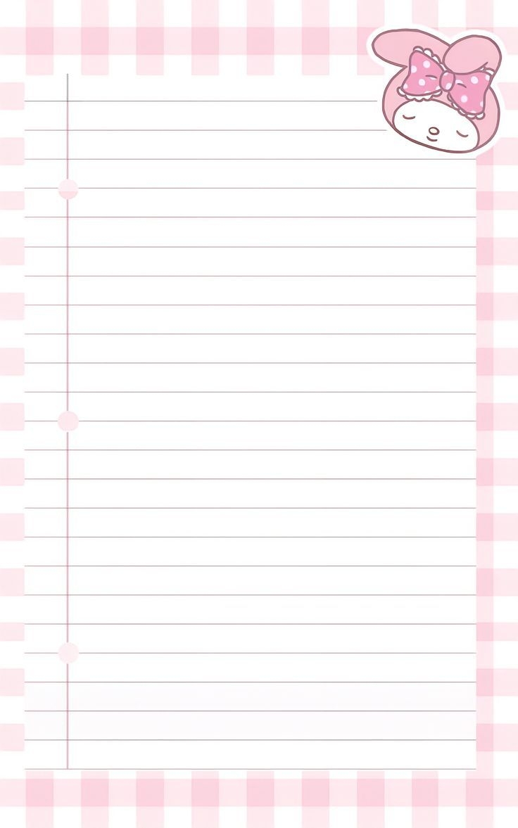 Hello Kitty Writing Paper