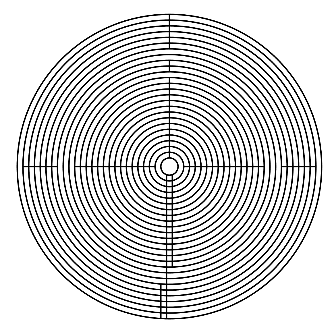 Printable Rosette Beading Graph Paper