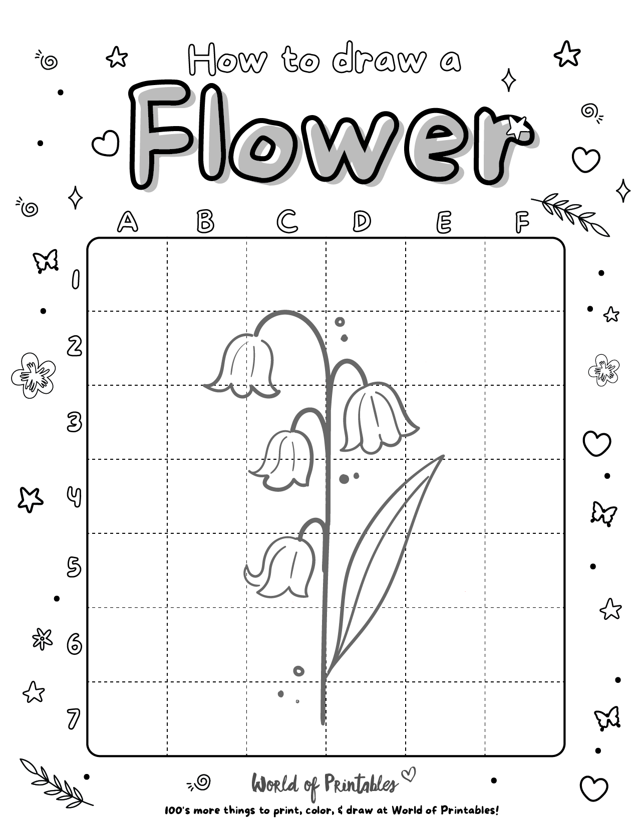 Flower Worksheet Printable