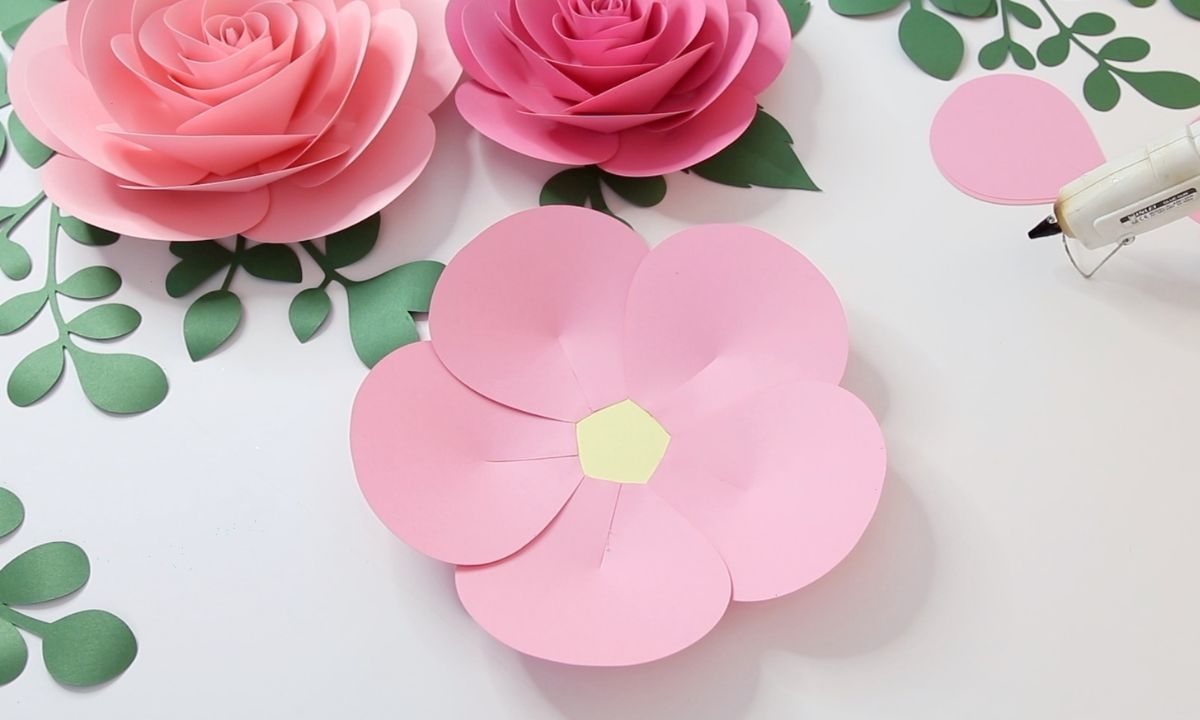 How To Make Big Paper Roses Step By Step FREE Template FancyBloom