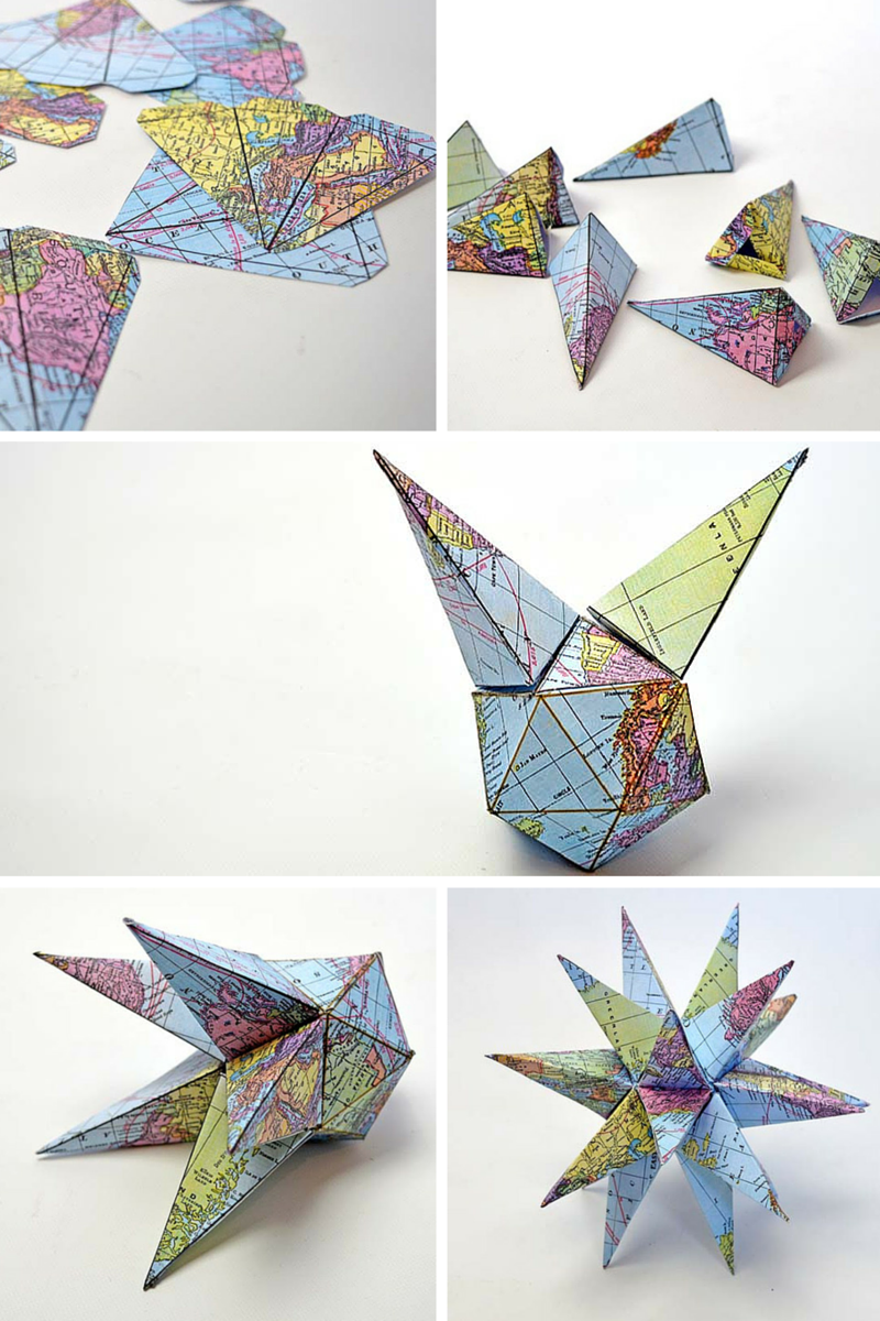 Printable 3d Paper Star Template