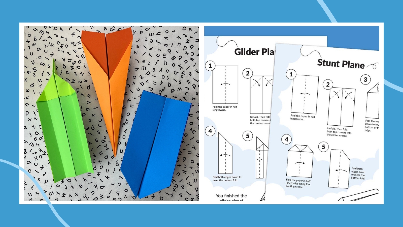 how to make paper airplanes free printable