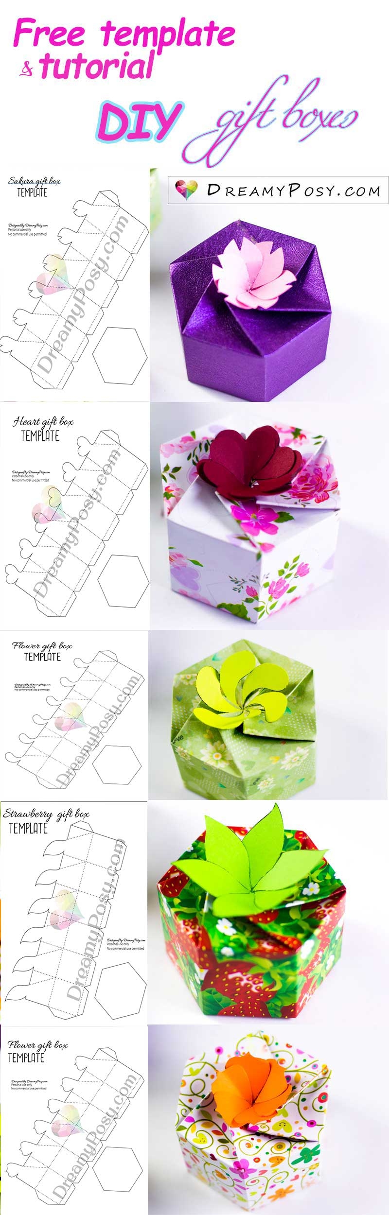 How To Make Personalized Gift Boxes Free Template