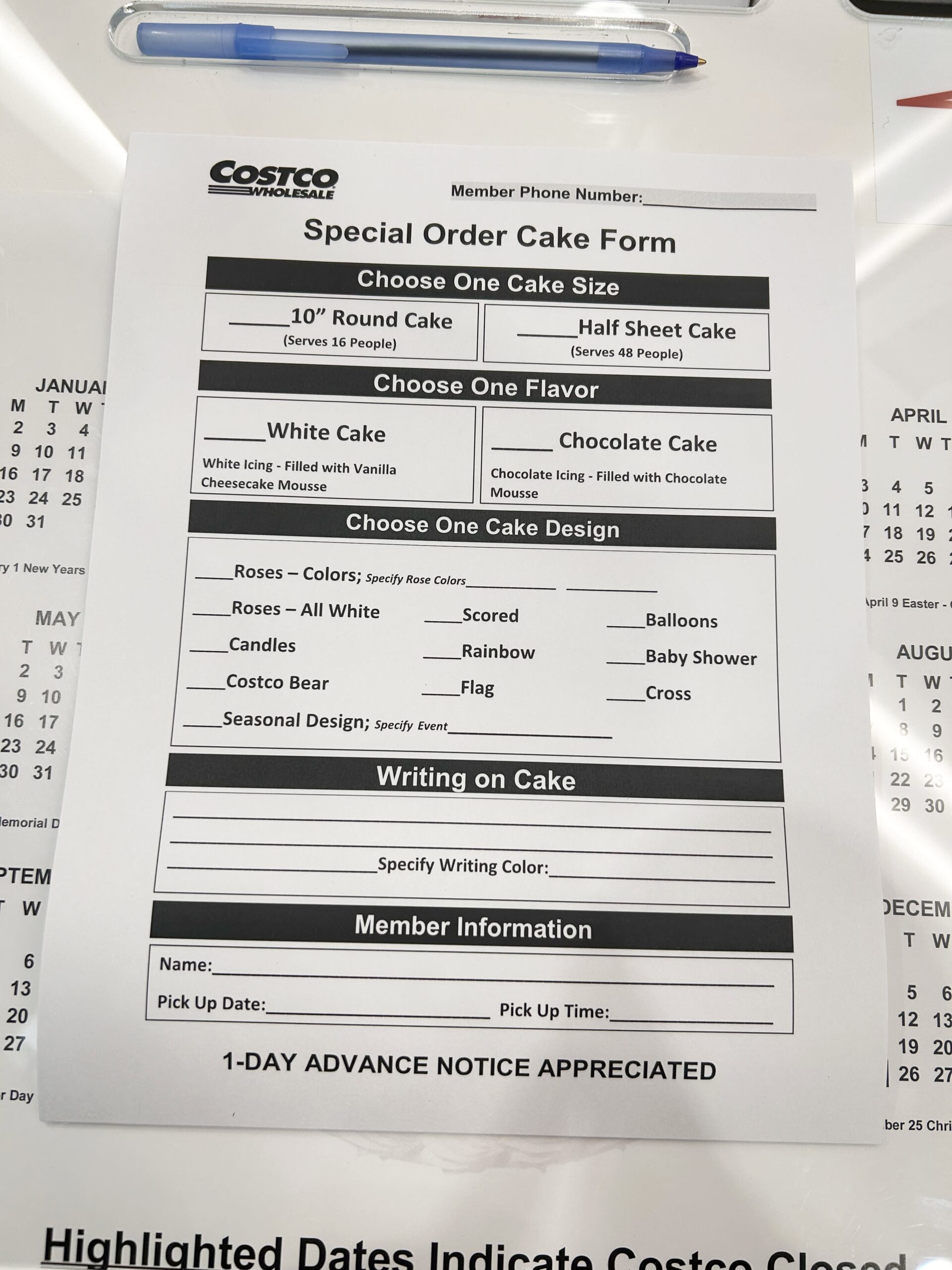 How To Order A Cake At Costco Using The Slot Box Method The Kitchn