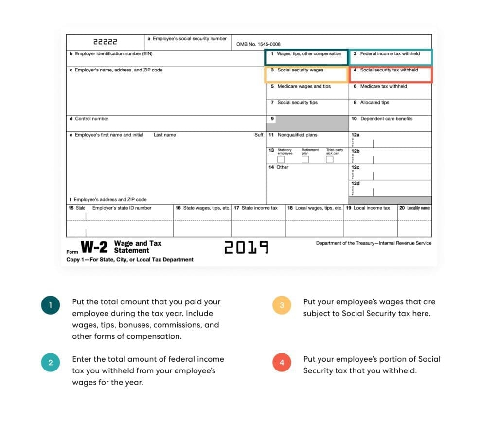 2025 W-2 Form Printable