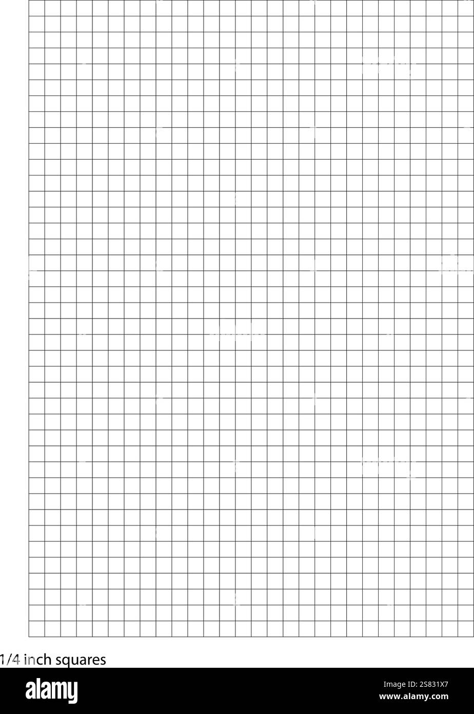 Printable Grid Paper 1 4 Inch