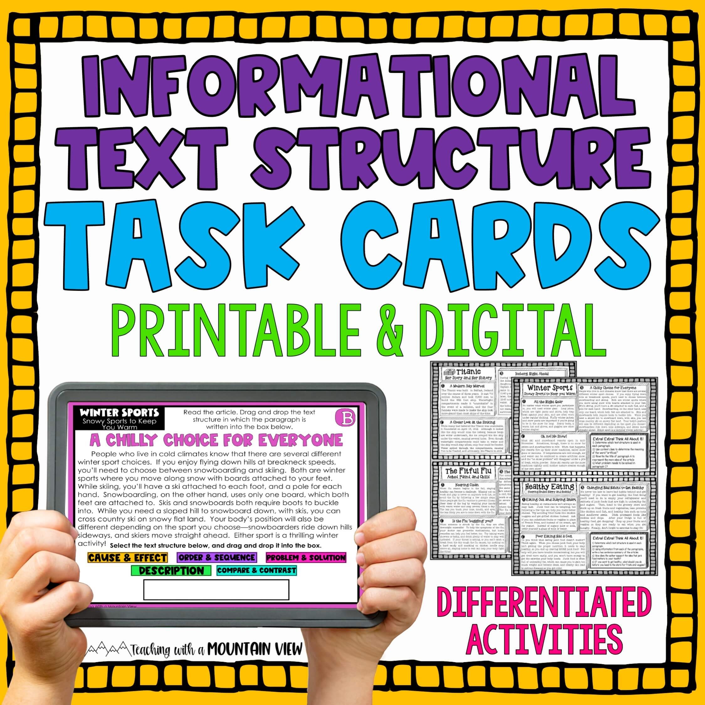 Informational Text Printables