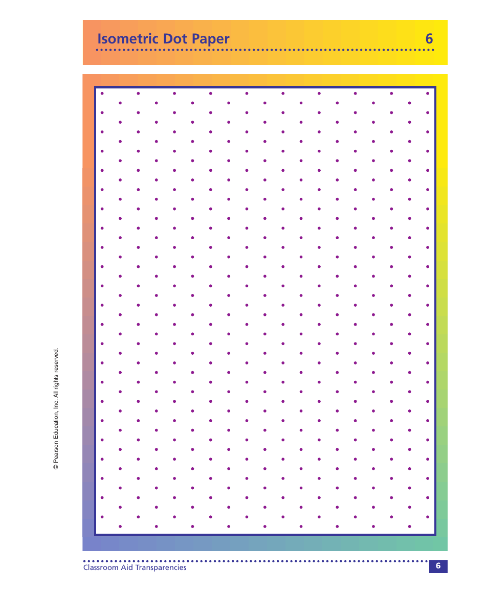 Isometric Dot Paper Pearson Education Download Printable PDF Templateroller