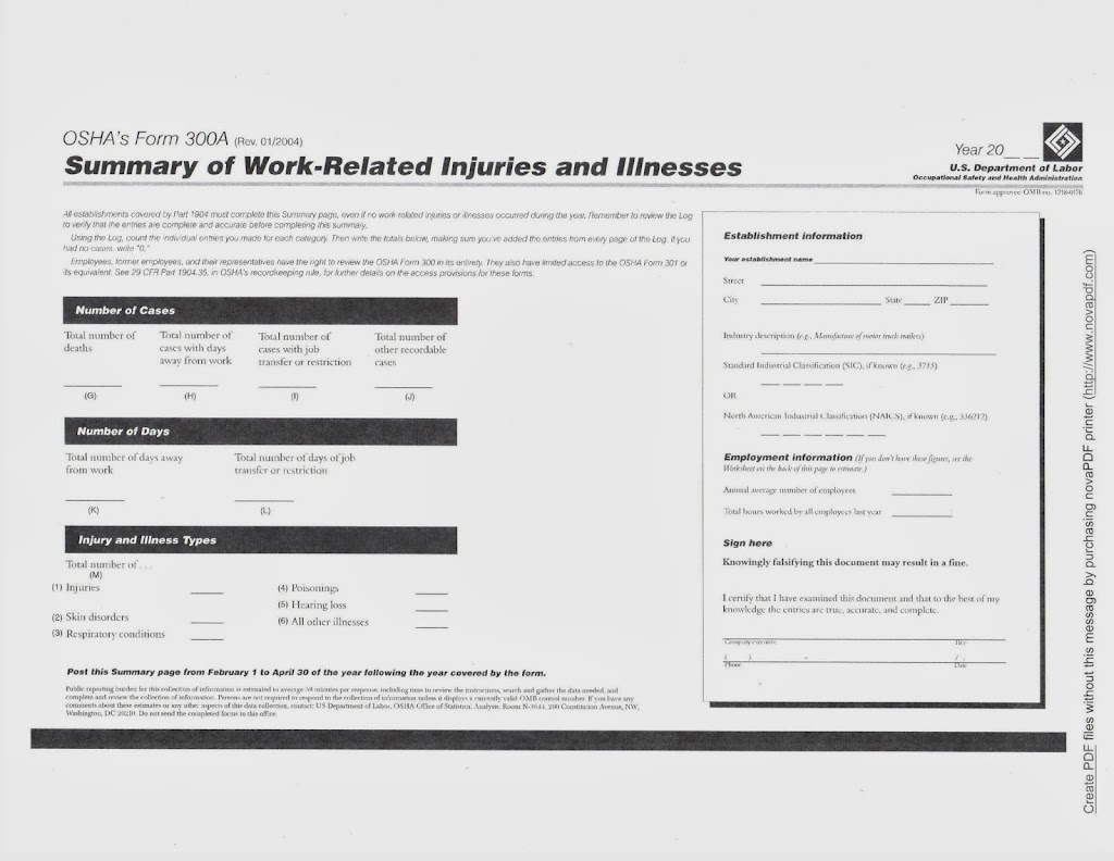 It s That Time Remember To Post Your 300A Form And Electronically Report Your 2023 OSHA 300A Data To OSHA Using A New Login Procedure Future Environment OSH Asbestos Mold Supervisor Courses