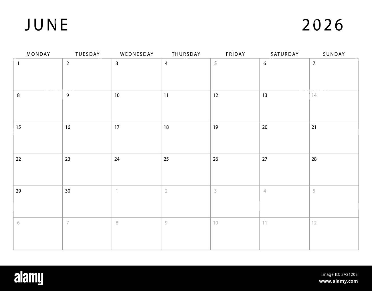 june 2026 stock vector images alamy