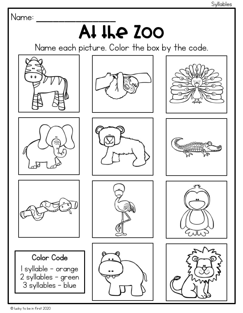 1st Grade Worksheets Printable