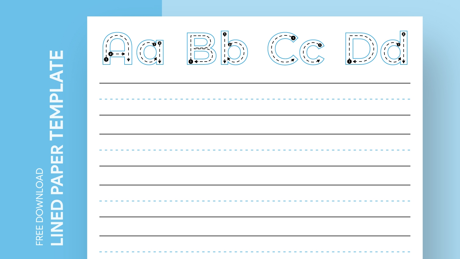 Kindergarten Writing Paper Printable Free