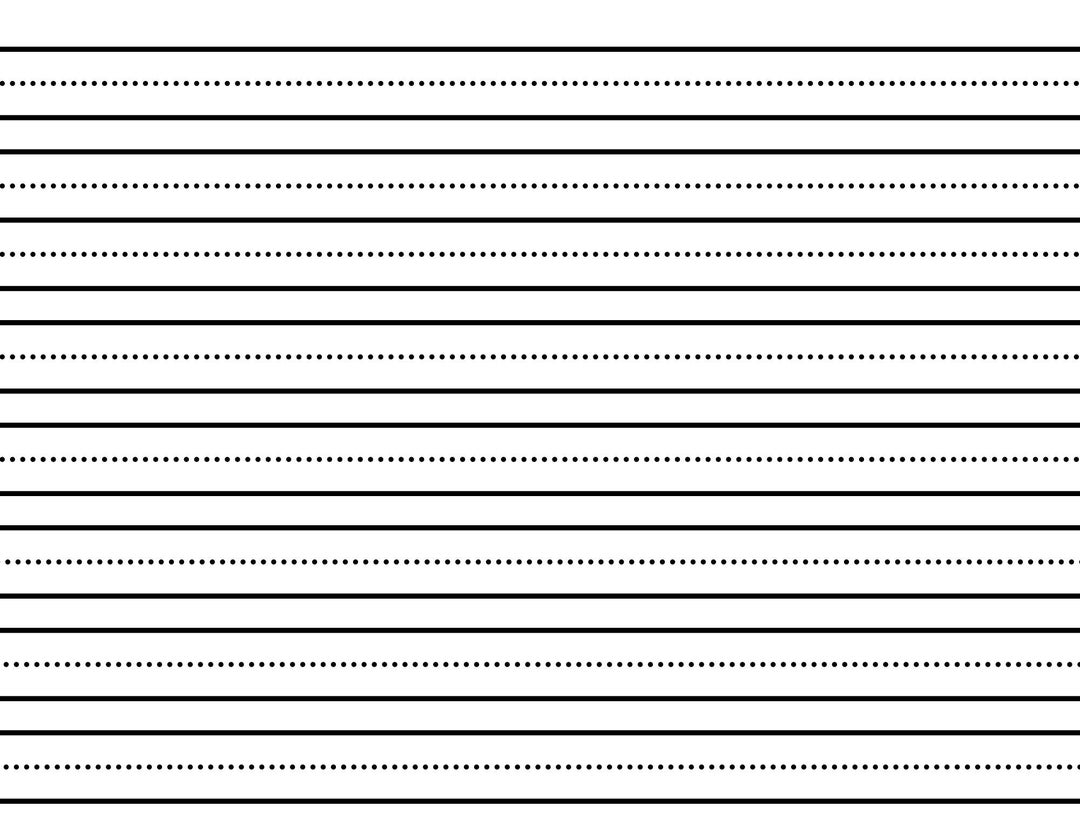 Kindergarten Writing Paper Free Printable