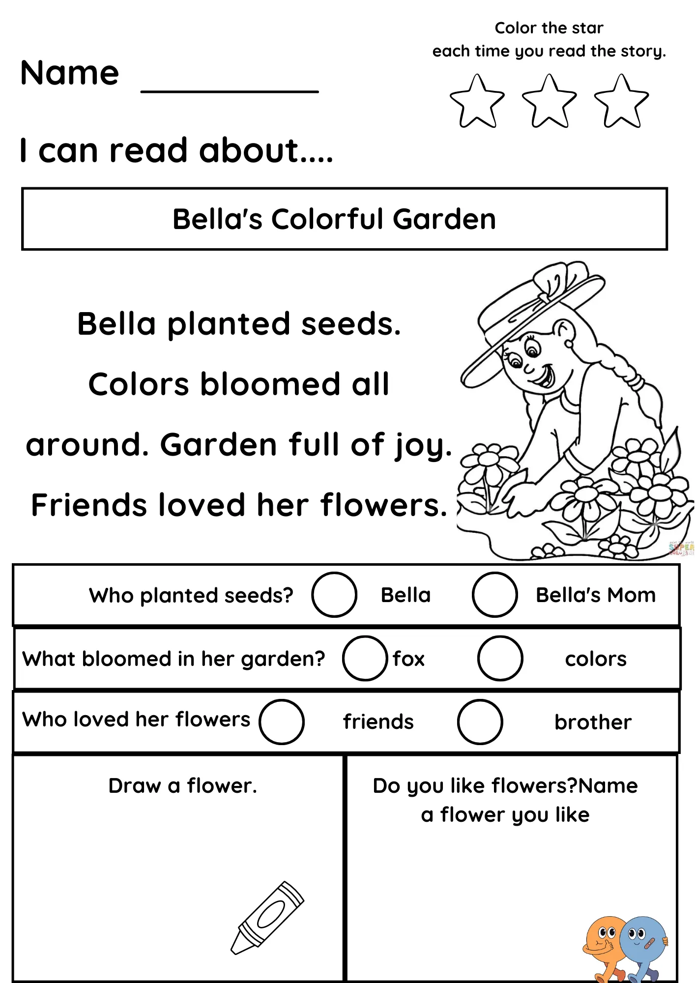 Reading Comprehension Worksheets Printable